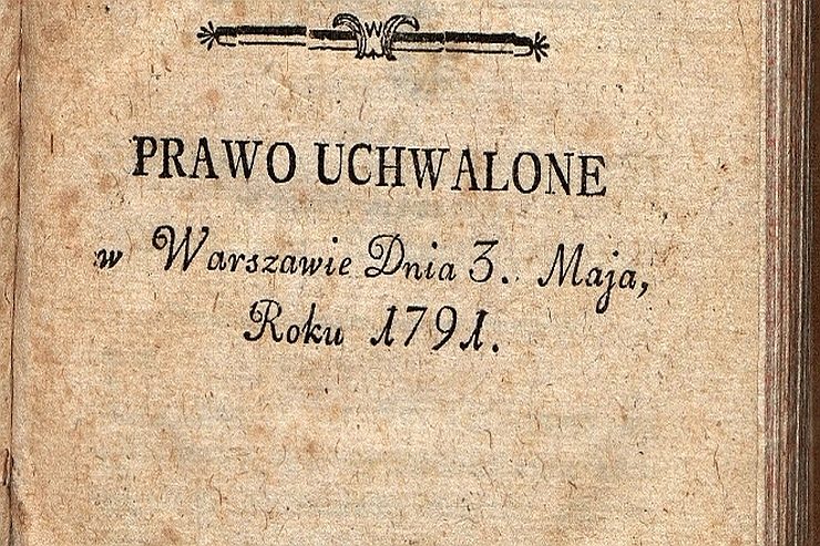 Rocznica uchwalenia Konstytucji 3 maja Rzeczypospolitej Obojga Narodów.