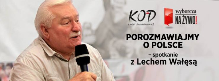 Relacja ze spotkania na żywo z Prezydentem RP Lechem Wałęsą w Krakowie.