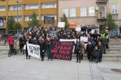 Gorlice czarny protest 24 października 2016
