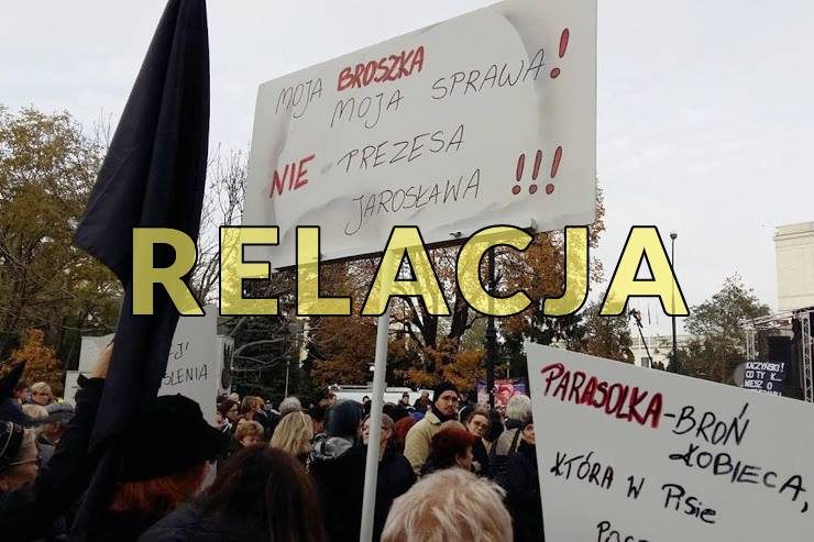 Ogólnopolski Strajk Kobiet - Tarnowianki pod Sejmem - relacja