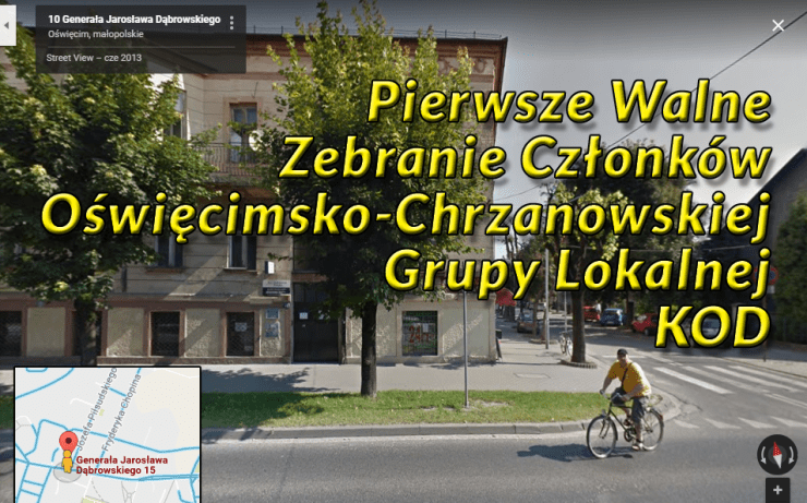 1. Walne Zebranie Członków Oświęcimsko-Chrzanowskiej Grupy Lokalnej