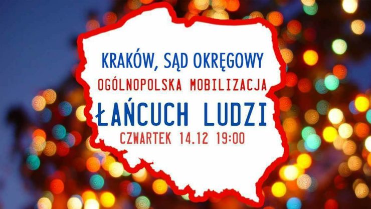 Łańcuch Światła — Łańcuch Ludzi — Kraków