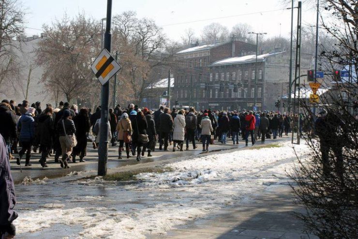 75. rocznica likwidacji getta krakowskiego - Marsz Pamięci