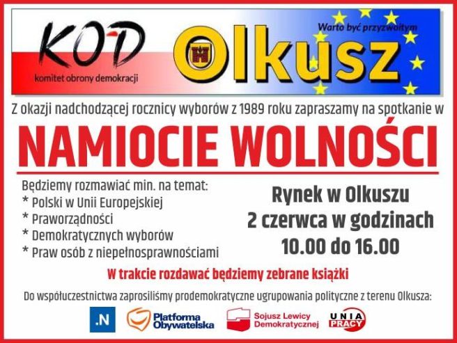 Olkusz - Namiot Wolności