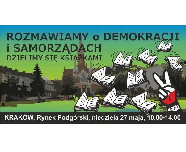 O Samorządach i Demokracji - namiot KOD Podgórze