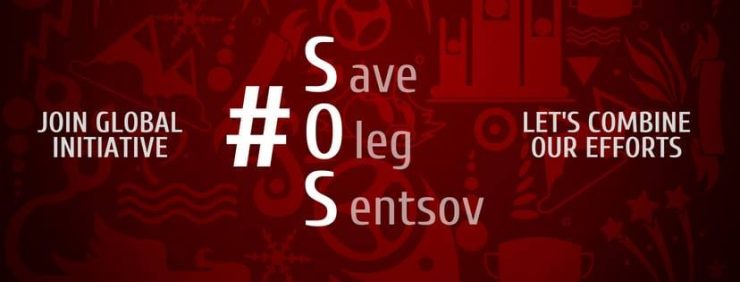 #Save Oleg Sentsov action in Krakiv