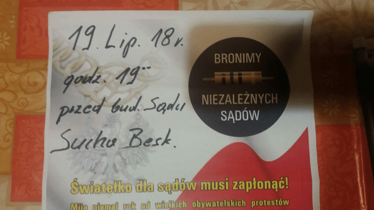 Bronimy niezależnych sądów - Sucha Beskidzka