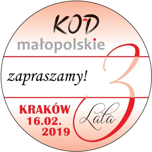 3 lata KOD Małopolskie!