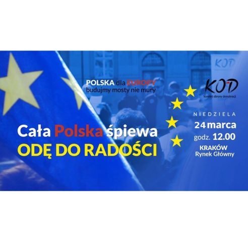 Cała Polska śpiewa Odę Do Radości