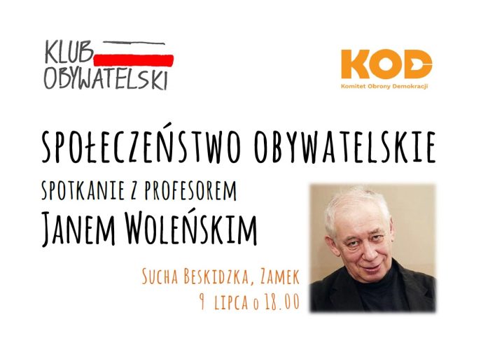 Sucha Beskidzka: Społeczeństwo obywatelskie - prof. Jan Woleński