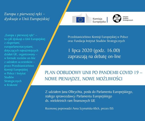 Unia po pandemii. Debata z europosłem Janem Olbrychtem [ONLINE]