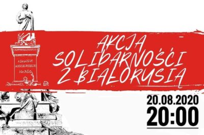 Akcja solidarności z Białorusią