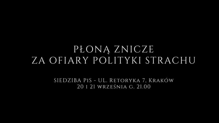 Kolejne ofiary polityki strachu...