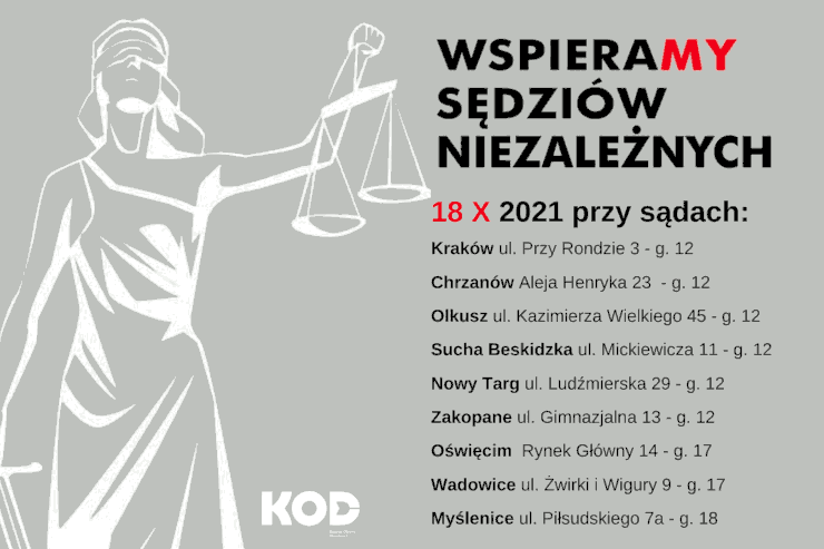 WSPIERAMY SĘDZIÓW NIEZALEŻNYCH