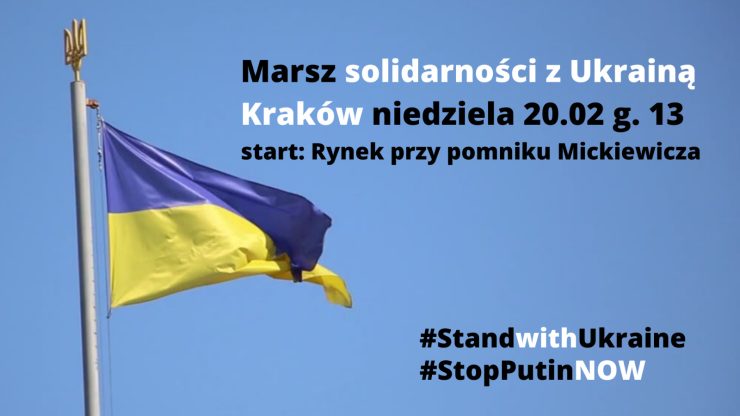 Marsz solidarności z Ukrainą