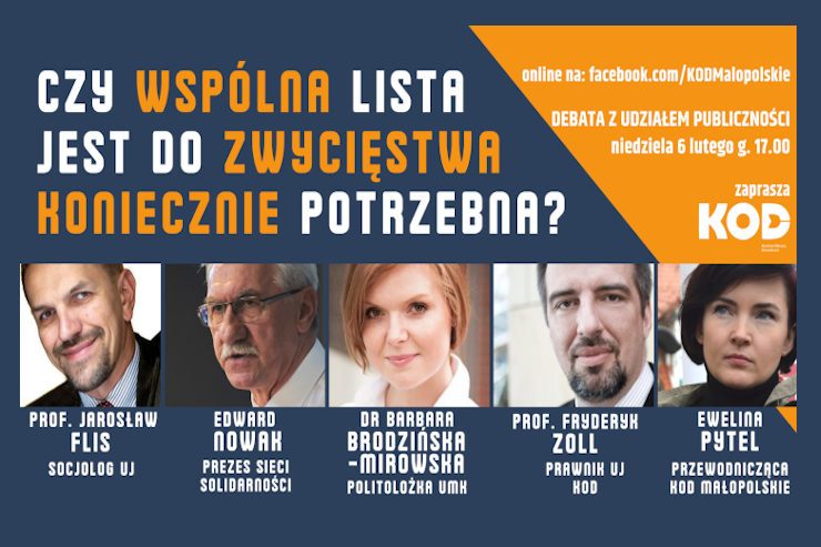 Czy wspólna lista jest do zwycięstwa koniecznie potrzebna? Debata.