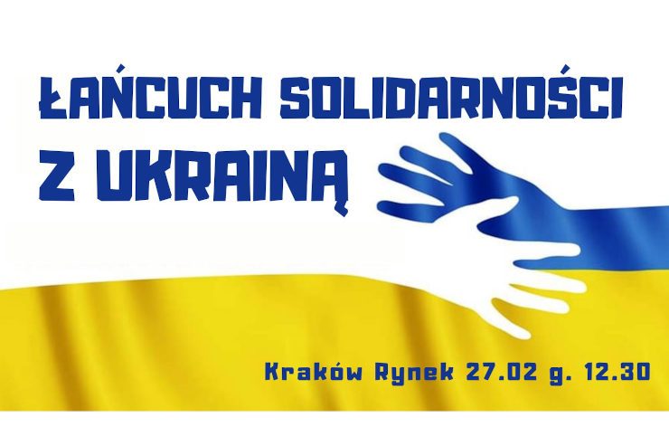 Łańcuch solidarności z Ukrainą – StandWithUkraine