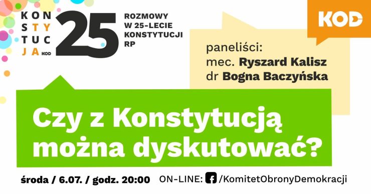 Rozmowy w 25-lecie Konstytucji RP — Czy z Konstytucją można dyskutować?