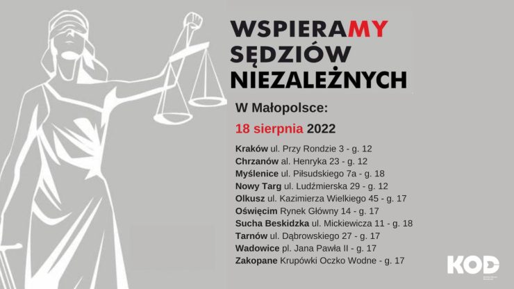 Wspieramy sędziów niezależnych!