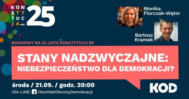 Rozmowy w 25-lecie Konstytucji RP – Stany nadzwyczajne: niebezpieczeństwo dla demokracji?