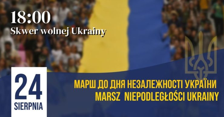 Marsz Niepodległości Ukrainy w Krakowie