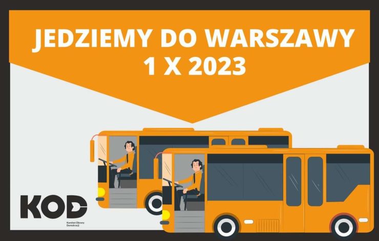 Autokary z Małopolski do Warszawy na marsz 1 października 2023 - ciąg dalszy