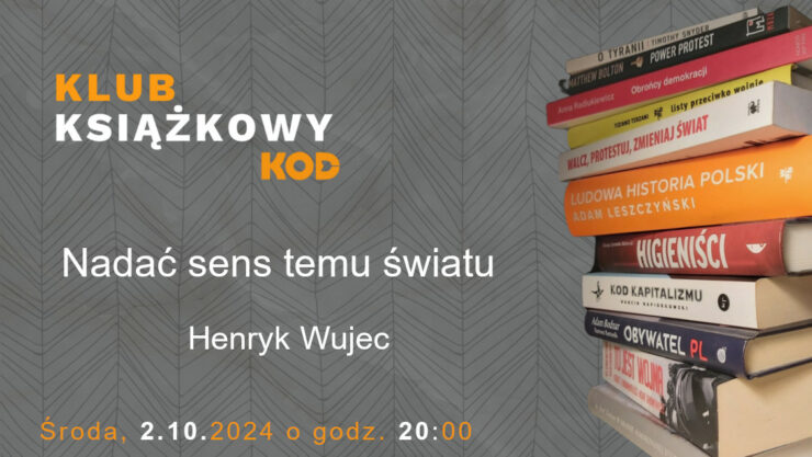 Klub Książkowy – „Nadać sens temu światu"